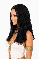 20 Inch Natural Black Boho Micro Box Braided Wig with Wooden Beads